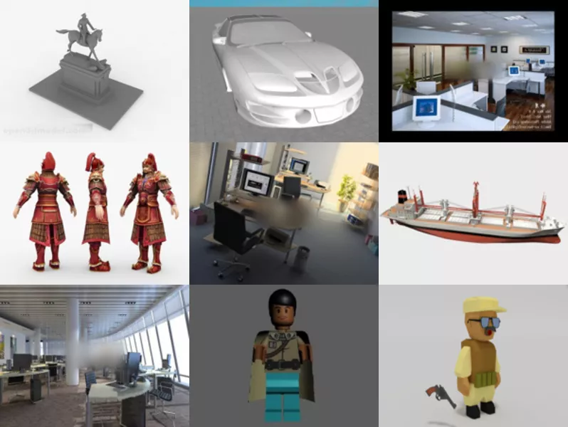 Top 10 General 3D Models for Rendering Latest 2022