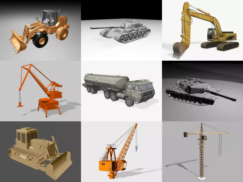Top 10 Free 3D Heavy Models for Design Newest 2022