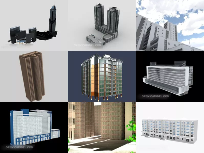 Top 10 High Rise 3D Models for Free Most Recent 2022