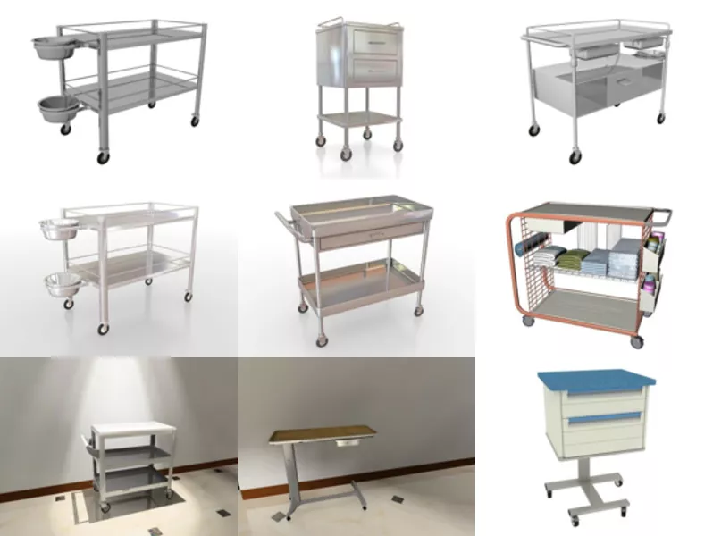 Top 10 Hospital Carts 3D Models Resources Latest 2022