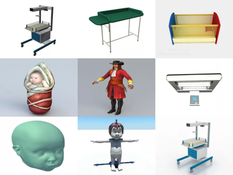 Top 10 Infant 3D Models Resources Newest 2022