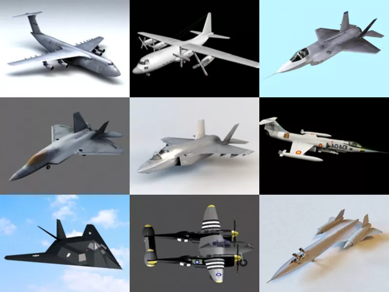 Top 10 Lockheed Aircraft 3D Models for Design Latest 2022