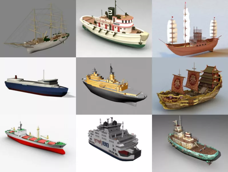 Top 10 Merchant Ship 3D Models Resources Most Recent 2022