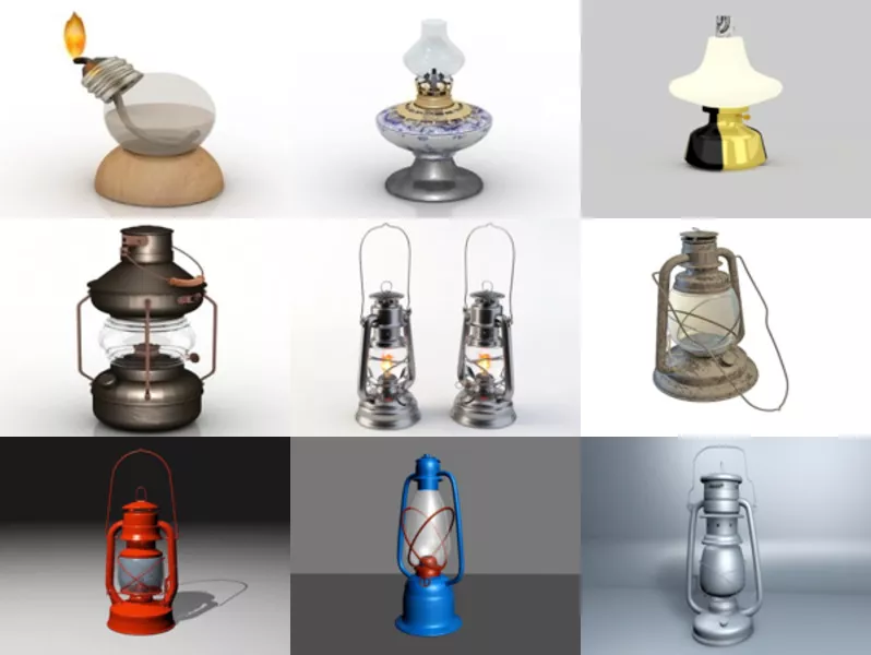 Top 10 Oil Lamp 3D Models Stuff Newest 2022