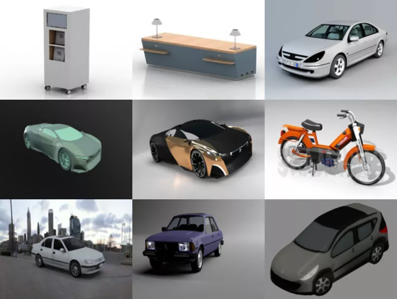Top 10 Peugeot 3D Models Stuff Latest 2022