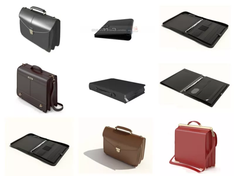 Top 10 Portfolio Bag 3D Models for Rendering Latest 2022