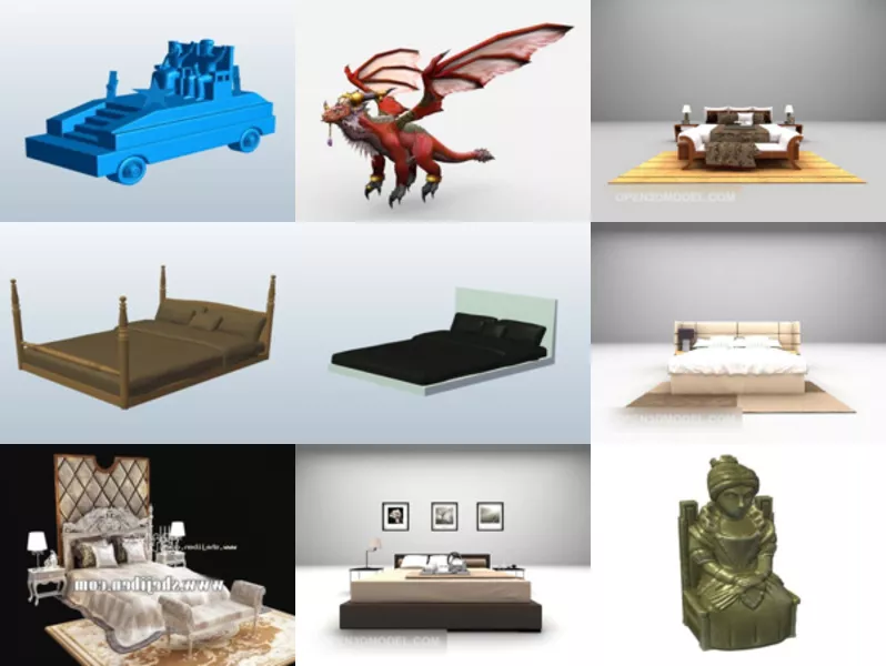Top 10 Queen 3D Models Newest 2022