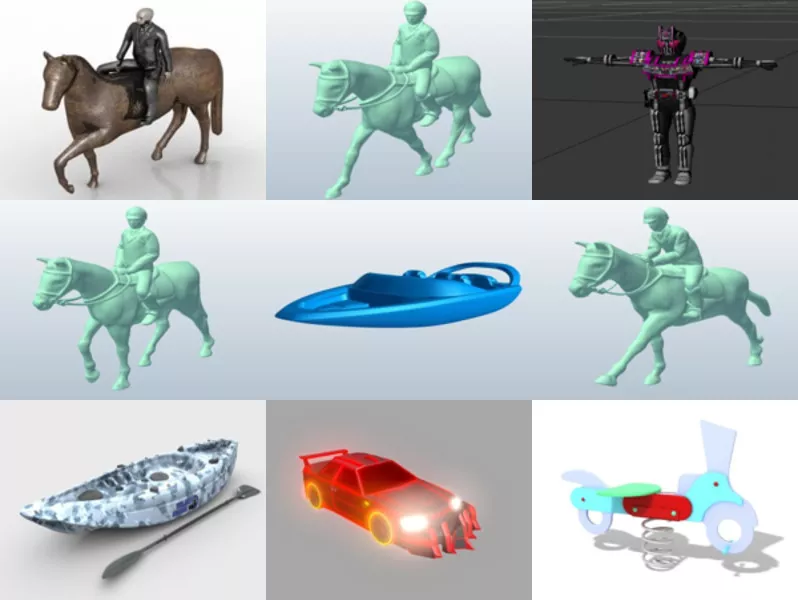 Top 10 Rider 3D Models Newest 2022