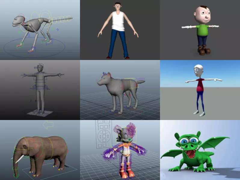 Top 10 Rigging 3D Models for Free Latest 2022