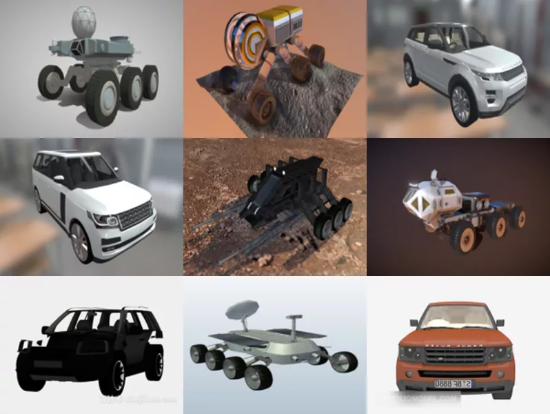 Top 10 Rover 3D Models Latest 2022