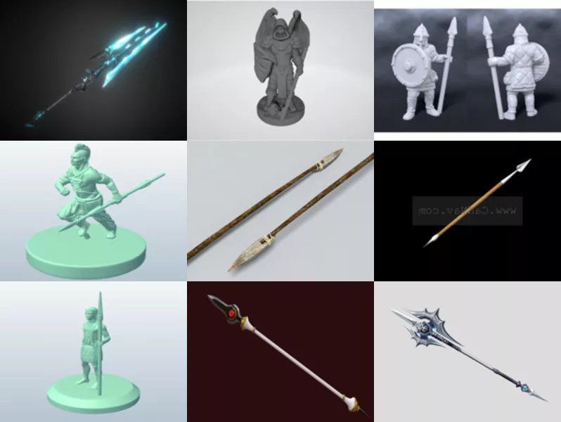 Top 10 Spear 3D Models Stuff Latest 2022