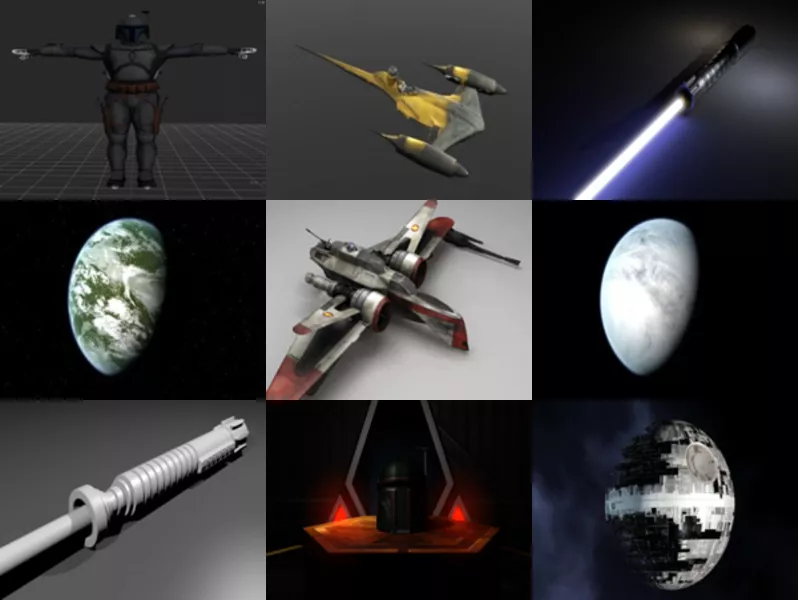 Top 10 Starwars 3D Models for Free Latest 2022