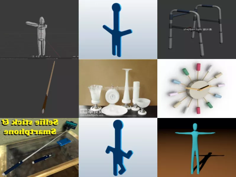 Top 10 Stick 3D Models Most Recent 2022