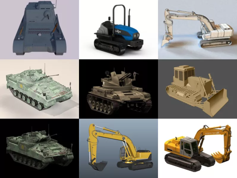 Top 10 Tracked 3D Models Newest 2022