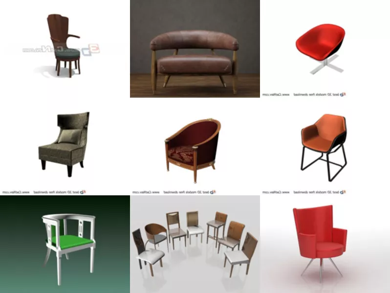 Top 10 Tub Chair 3D Models Resources Latest 2022