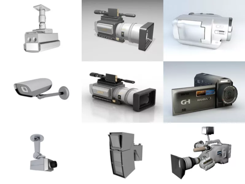 Top 10 Video Camera 3D Models for Rendering Latest 2022