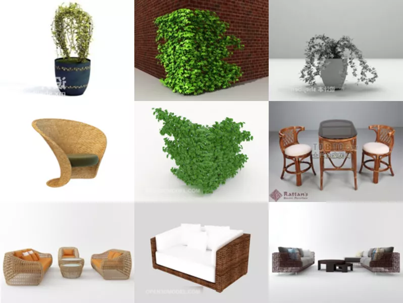 Top 10 Vine 3D Models Resources Latest 2022