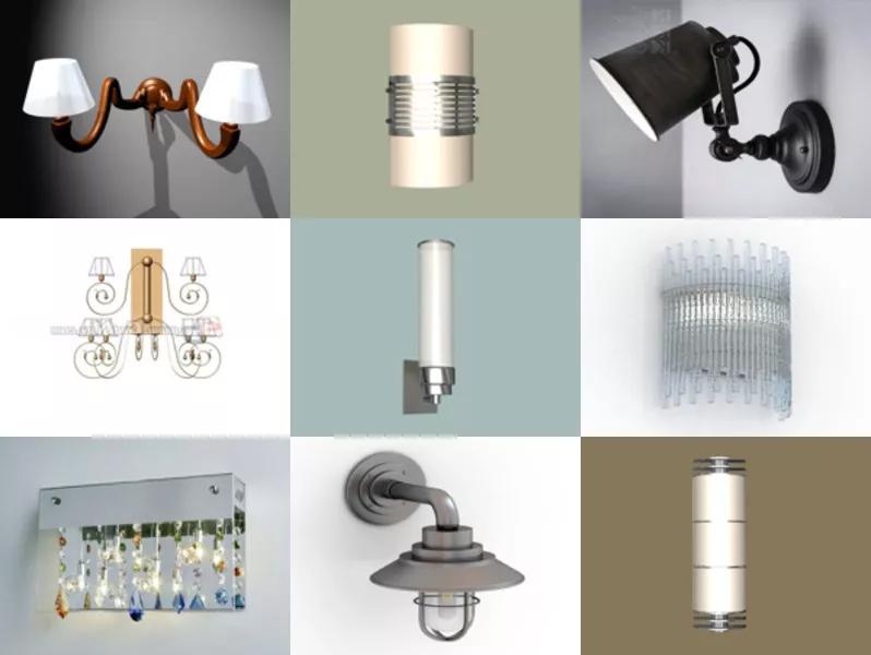 Top 10 Wall Sconce 3D Models Resources Most Recent 2022