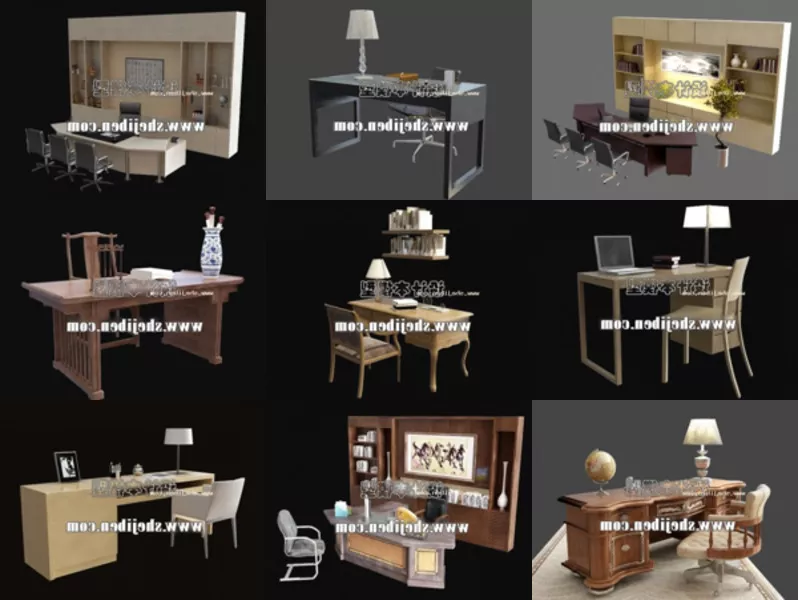 Top 10 Working Desk 3D Models Resources Most Recent 2022