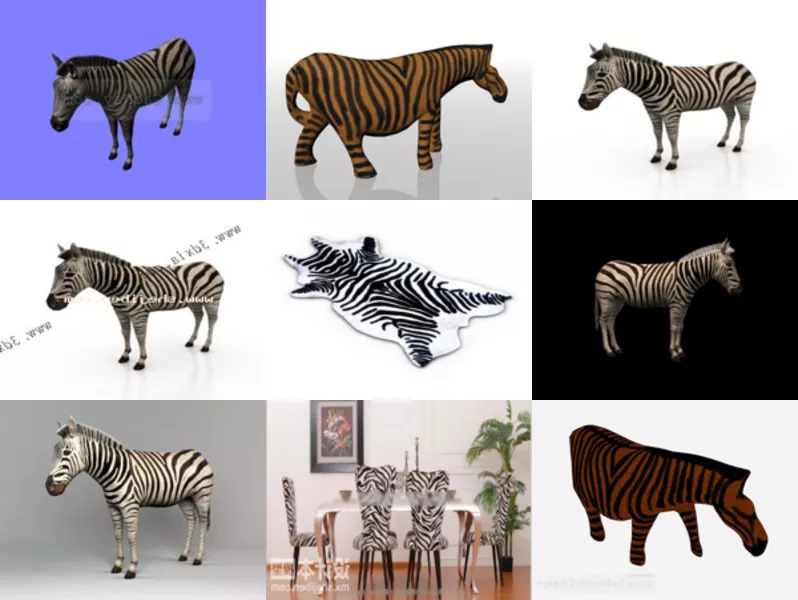 Top 10 Zebra 3D Models for Free Newest 2022