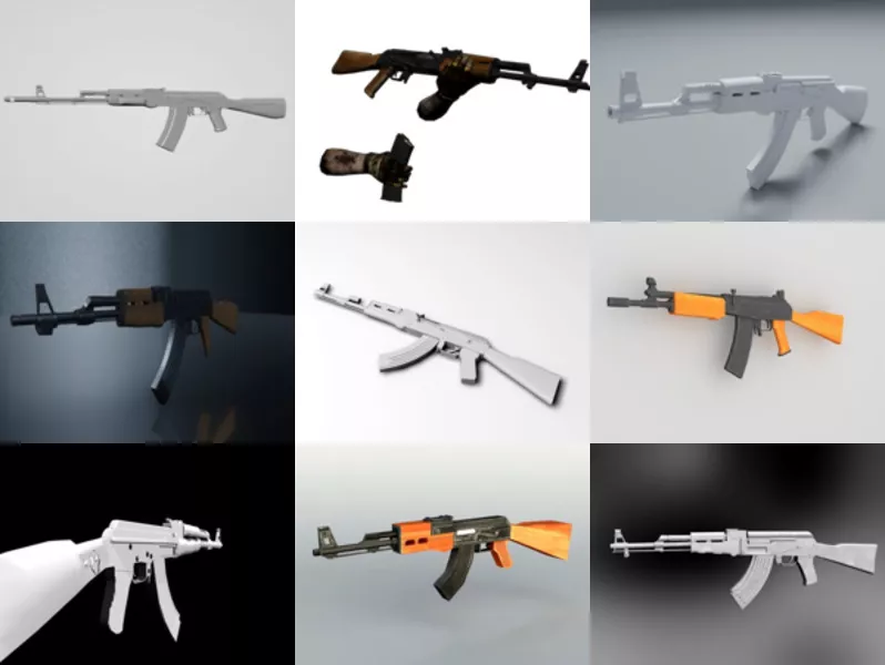 Top 11 Ak 47 3D Models Most Recent 2022