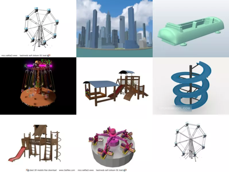 Top 11 Amusement 3D Models Stuff Most Recent 2022