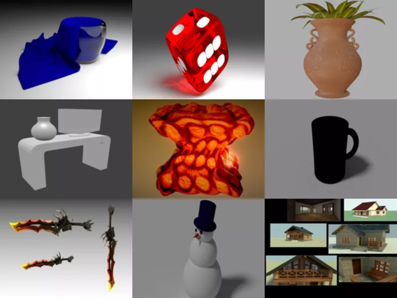 Top 11 Blender Decoration 3D Models Most Recent 2022