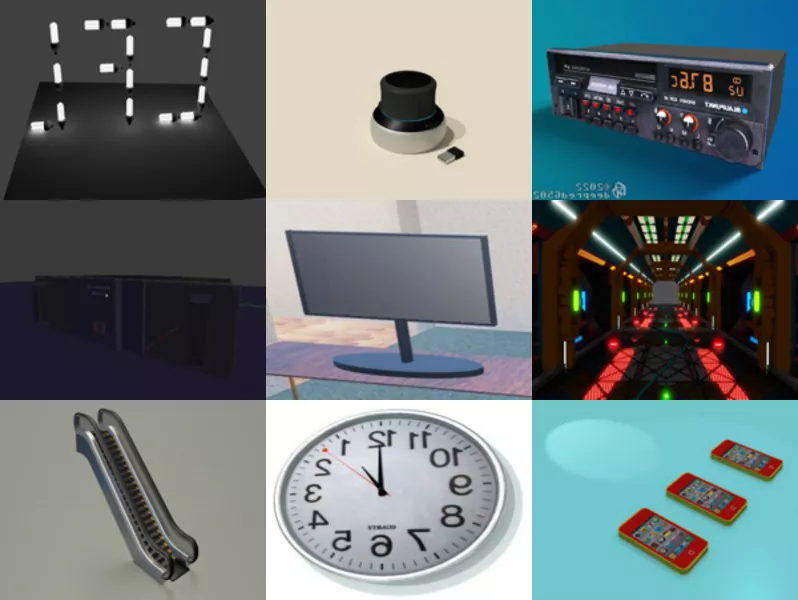 Top 11 Blender Electronic 3D Models Resources Newest 2022
