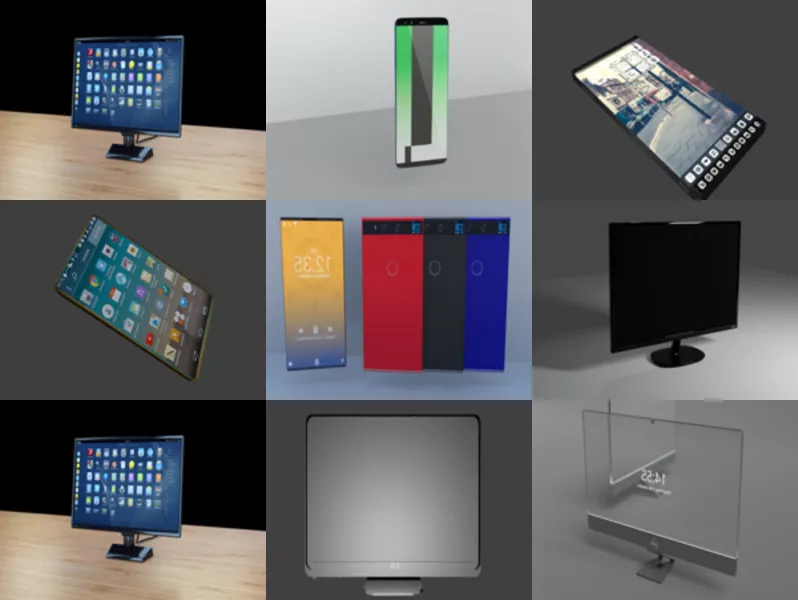 Top 11 Blender Screen 3D Models Latest 2022