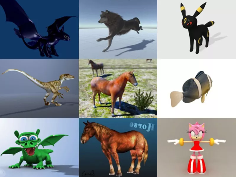 Top 11 Blender Wild 3D Models for Rendering Newest 2022