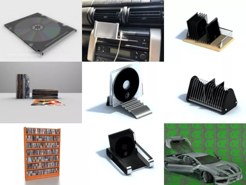 Top 11 Cd 3D Models Latest 2022