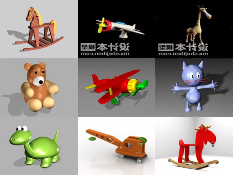 Top 11 Children Toy 3D Models for Free Latest 2022