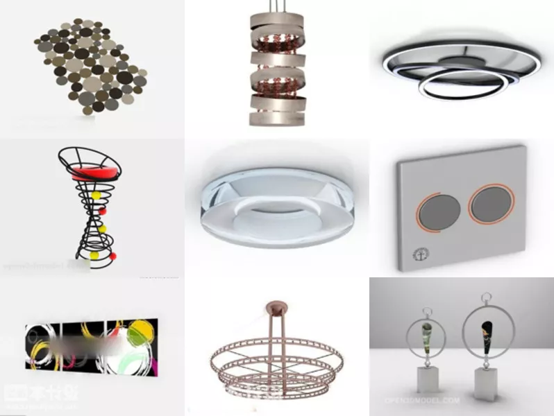 Top 11 Circles 3D Models Latest 2022