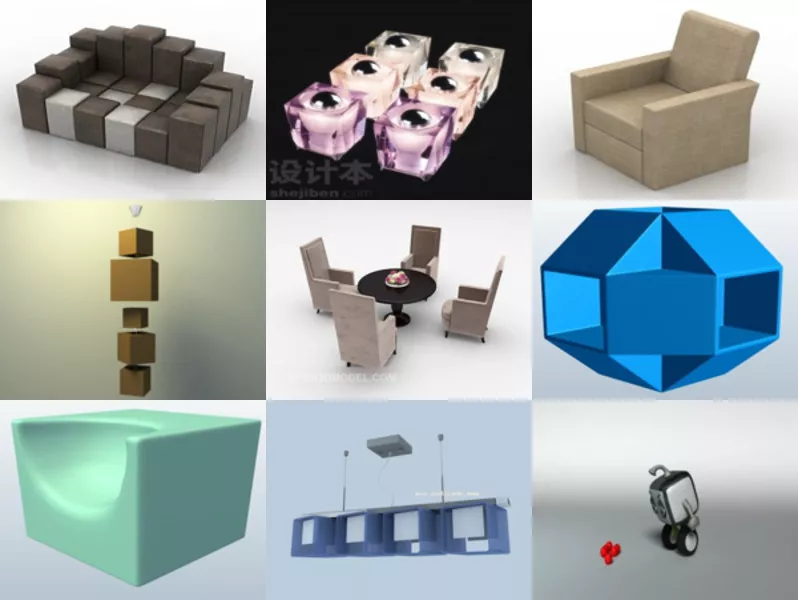 Top 11 Cubic 3D Models for Rendering Newest 2022