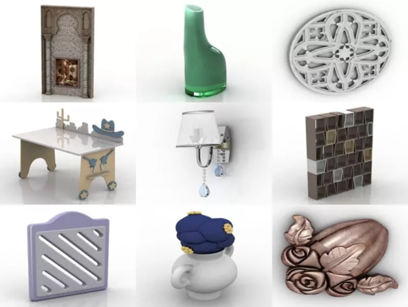 Top 11 Free 3D Decorative Models for Design Newest 2022