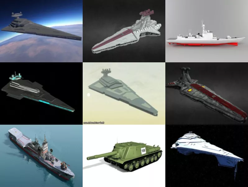 Top 11 Destroyer 3D Models for Design Newest 2022