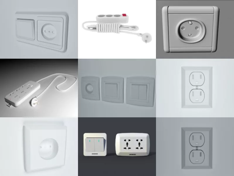 Top 11 Electrical Socket 3D Models Resources Newest 2022