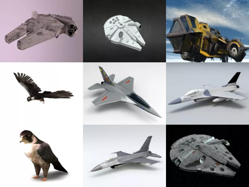 Top 11 Falcon 3D Models for Rendering Most Recent 2022