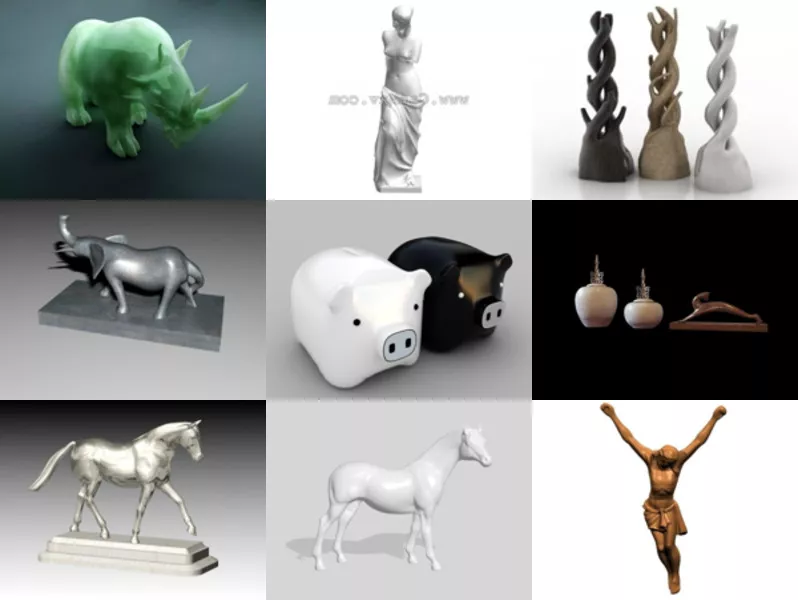 Top 11 Figurines 3D Models for Design Latest 2022