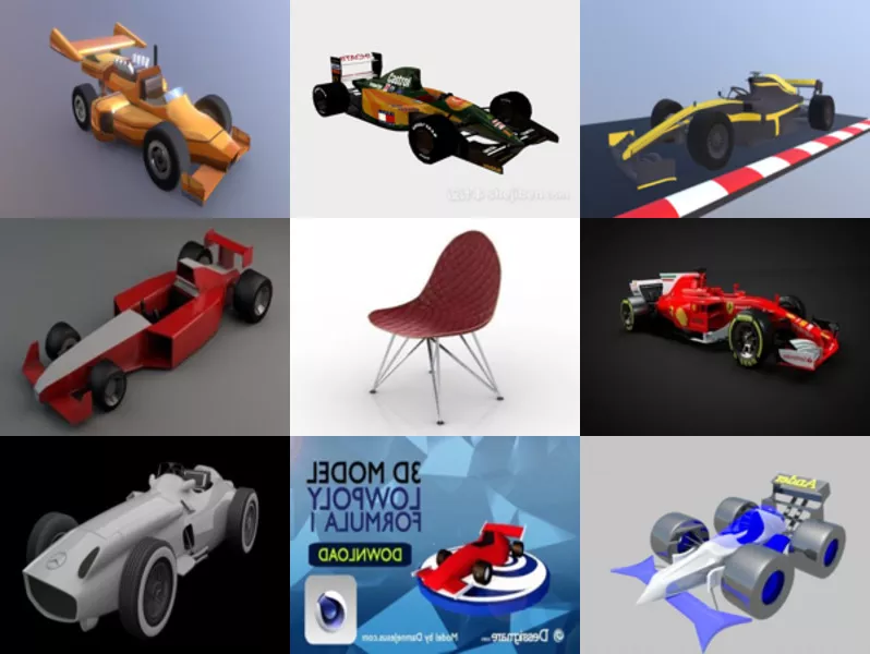 Top 11 Formula 3D Models Most Recent 2022