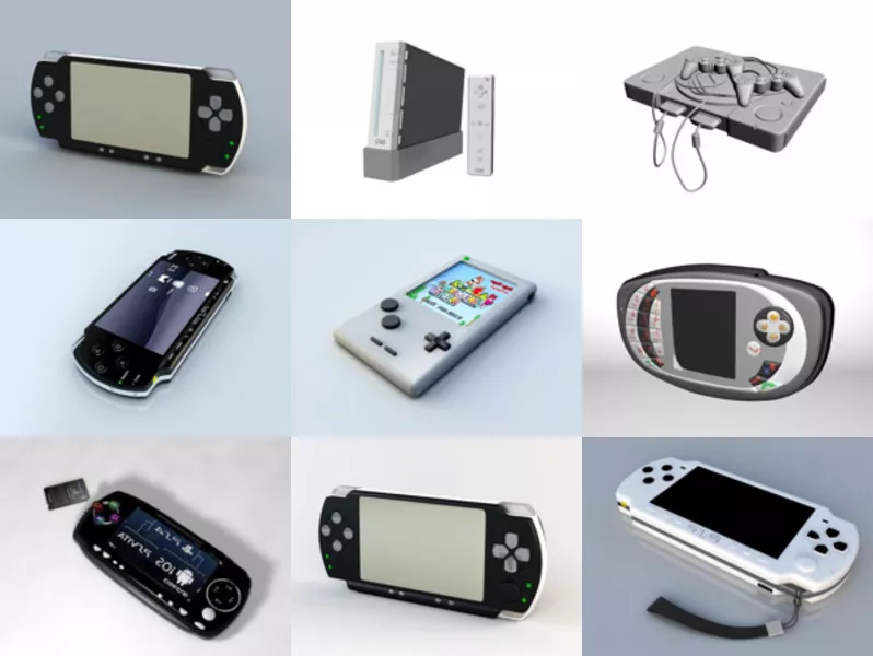Top 11 Game Console 3D Models for Free Newest 2022