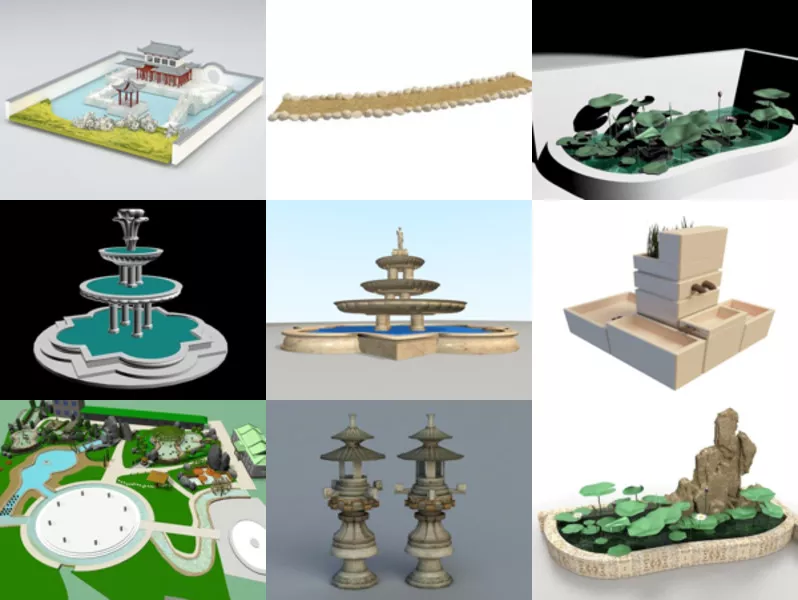 Top 11 Garden Design 3D Models Latest 2022