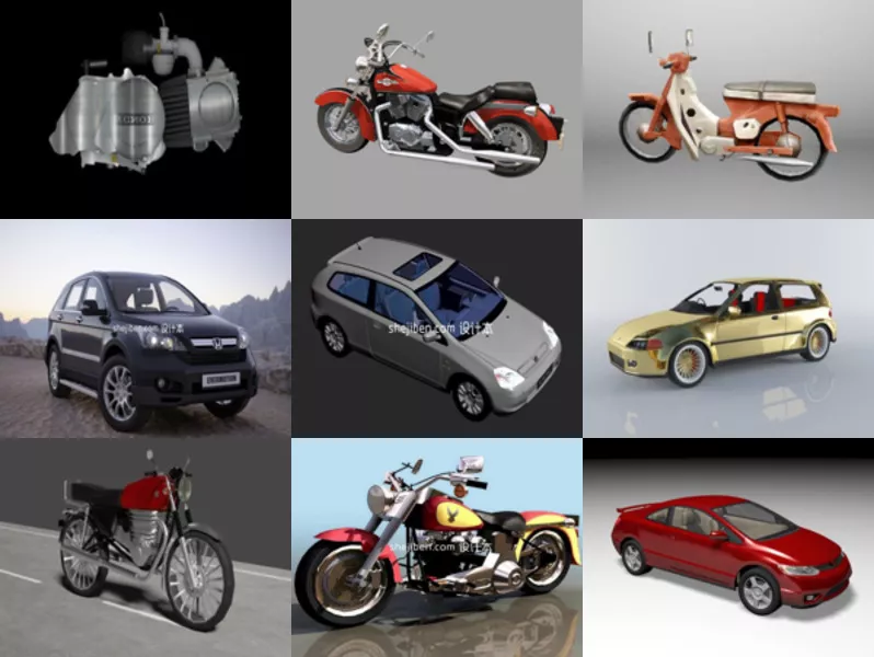 Top 11 Honda 3D Models Stuff Latest 2022