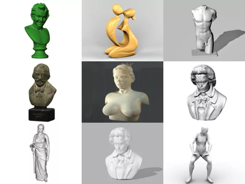 Top 11 Human Figure 3D Models Newest 2022