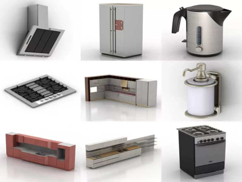 Top 11 Free 3D Kitchen Models for Design Latest 2022