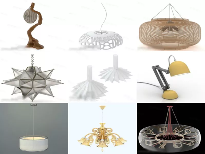 Top 11 Free 3D Lamp Furniture Models Resources Most Recent 2022