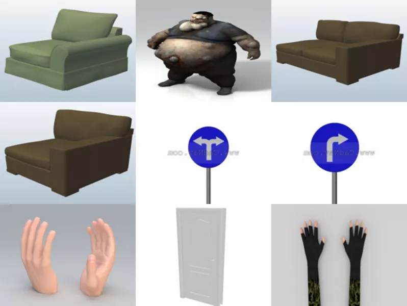 Top 11 Left 3D Models Most Recent 2022