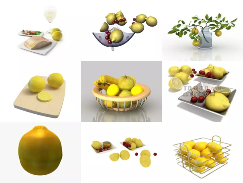 Top 11 Lemon 3D Models Stuff Newest 2022