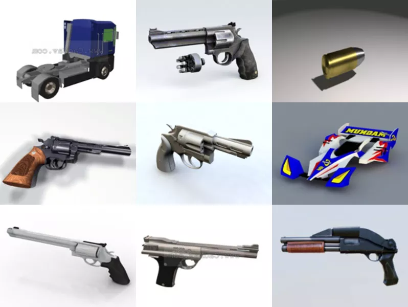Top 11 Magnum 3D Models Resources Newest 2022