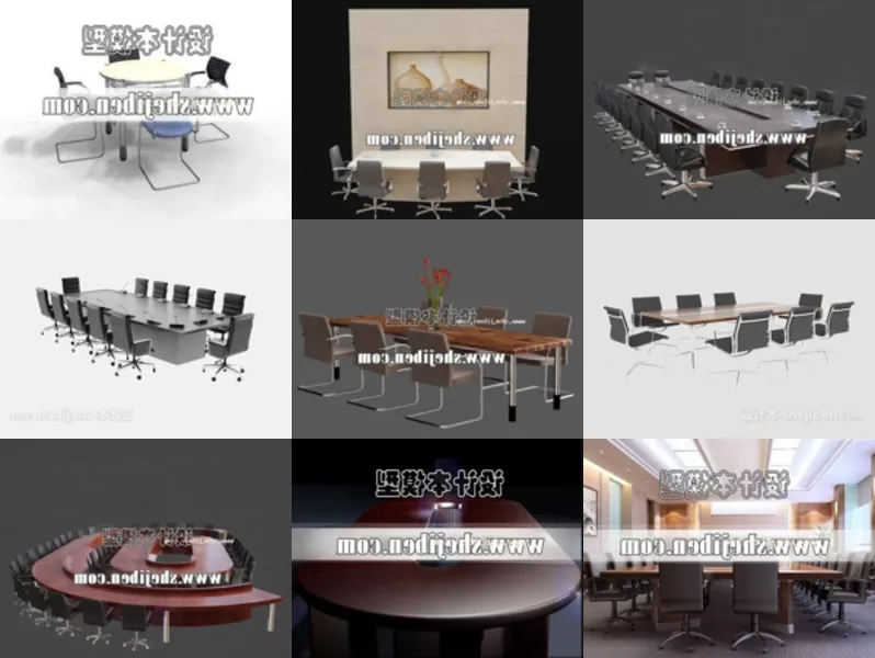 Top 11 Meeting Table 3D Models Resources Newest 2022